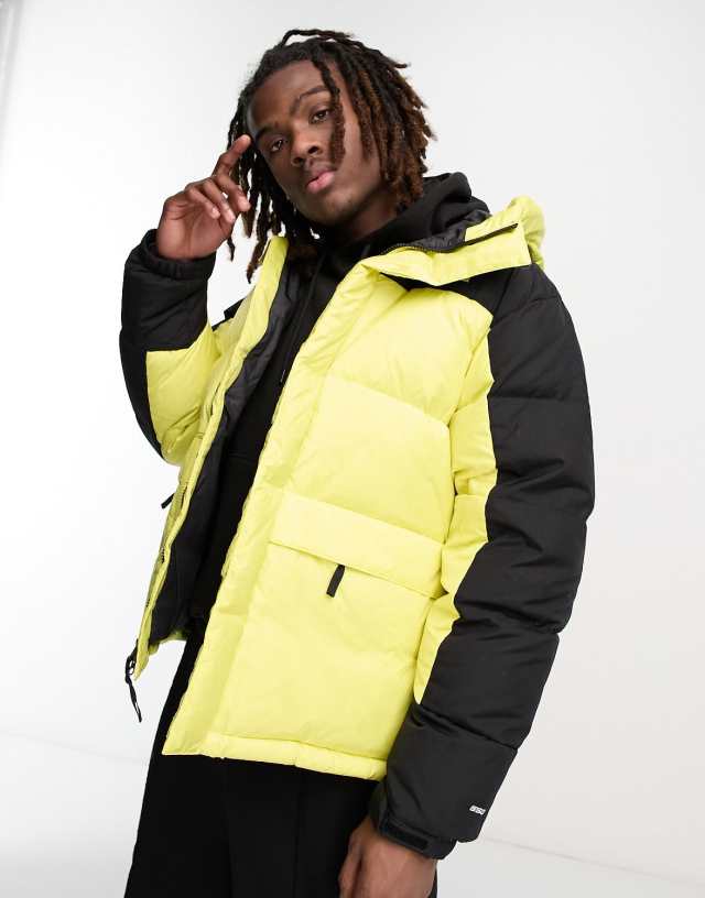 The North Face Himalayan down puffer jacket in yellow