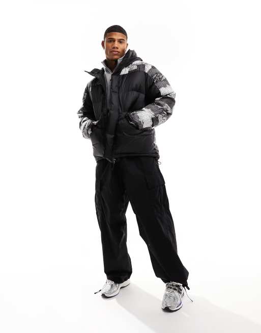 The North Face Lauerz synthetic puffer jacket in black Exclusive at ASOS