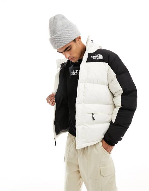 The North Face - Himalayan - Dynejakke med dunfyld i råhvid og sort, 4 af 5