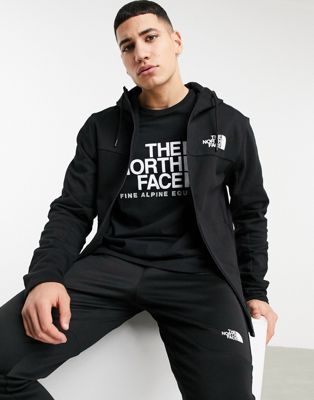 the north face himalayan full zip hoodie