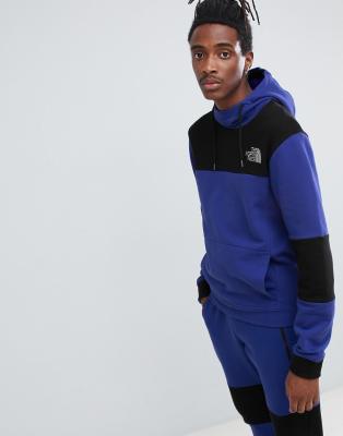 blue north face tracksuit