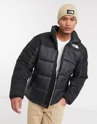 Black north shop face bubble coat