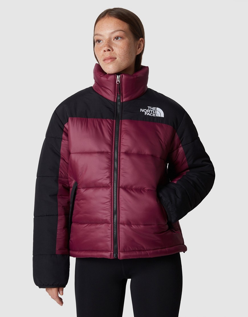 The North Face Himalayan insulated jacket in boysenberry and black-Purple