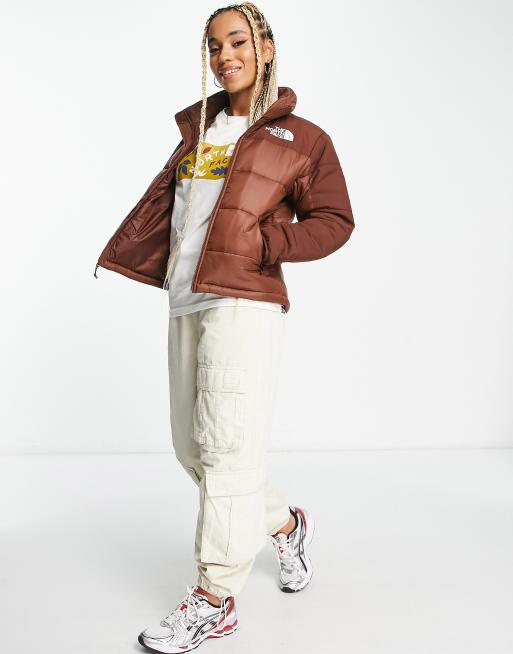 The North Face Himalayan insulated jacket in brown, 4 of 4