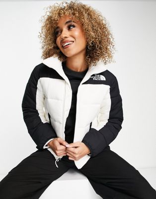 The North Face Himalayan insulated jacket in cream and black | ASOS