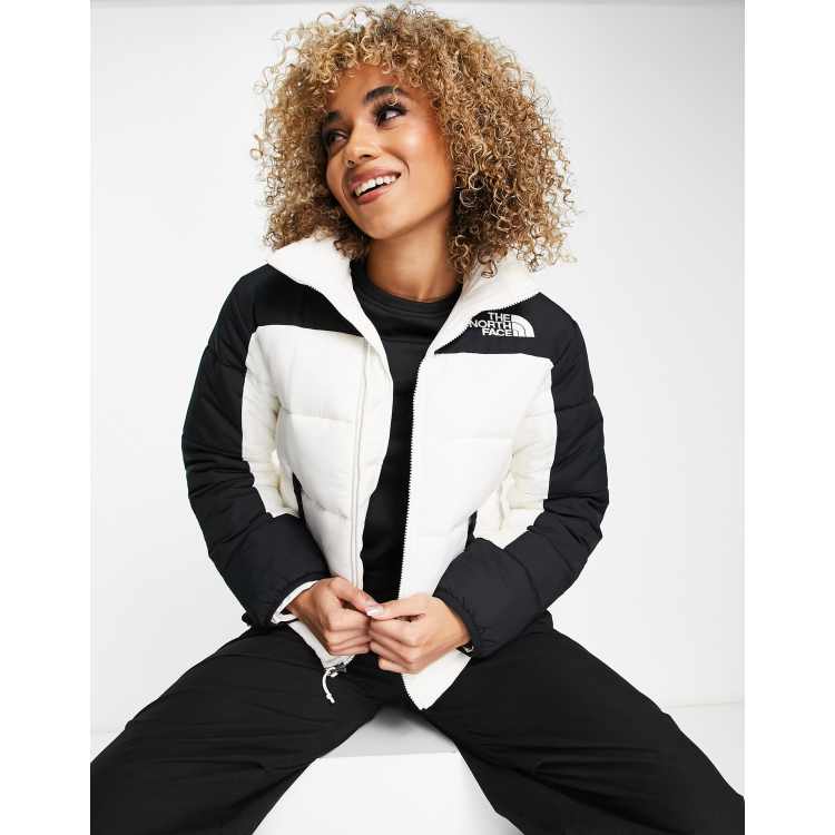 Black and white north face clearance windbreaker