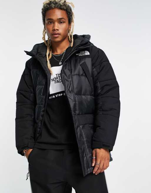 The North Face Himalayan insulated parka coat in black | ASOS