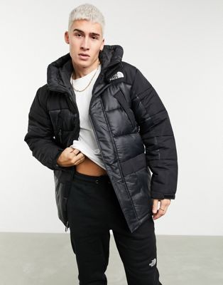 The North Face Himalayan insulated parka jacket in black