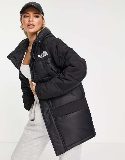 The North Face Himalayan insulated parka jacket in black | ASOS