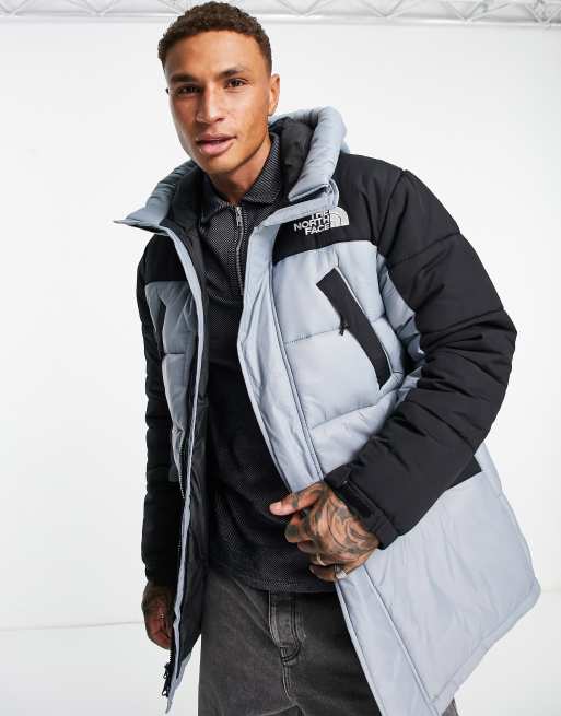 North face shop parka grey