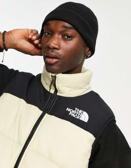 The North Face Himalayan insulated puffer gilet in stone and black