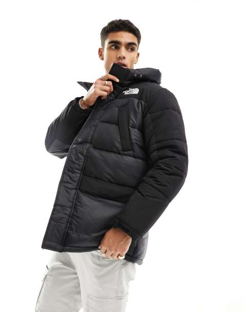 노스페이스 The North Face Himalayan insulated puffer parka coat in black,BLACK