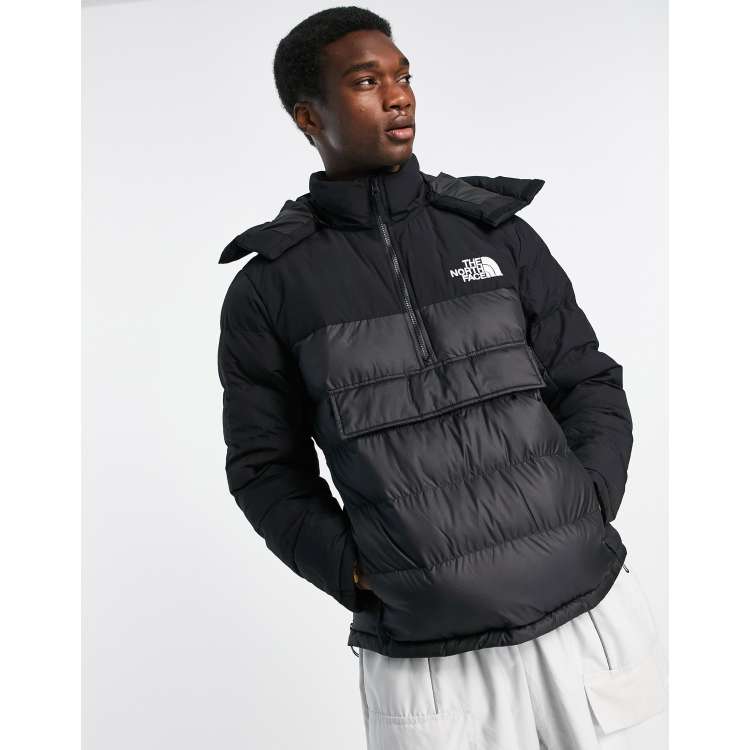 The North Face Himalayan insulated synthetic anorak jacket in black