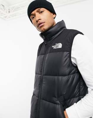 north face gilet black