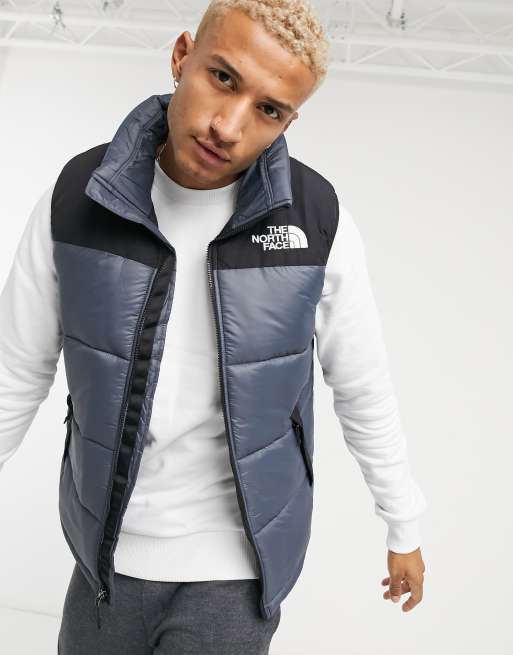 grey north face gilet