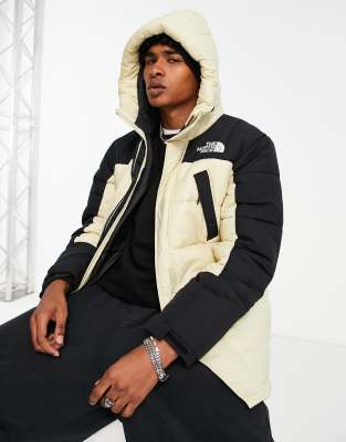 cream north face jacket asos