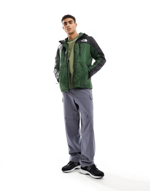The North Face - Himalayan - Licht synthetisch gewatteerd jack met capuchon in dennengroen en zwart, 5 van 5