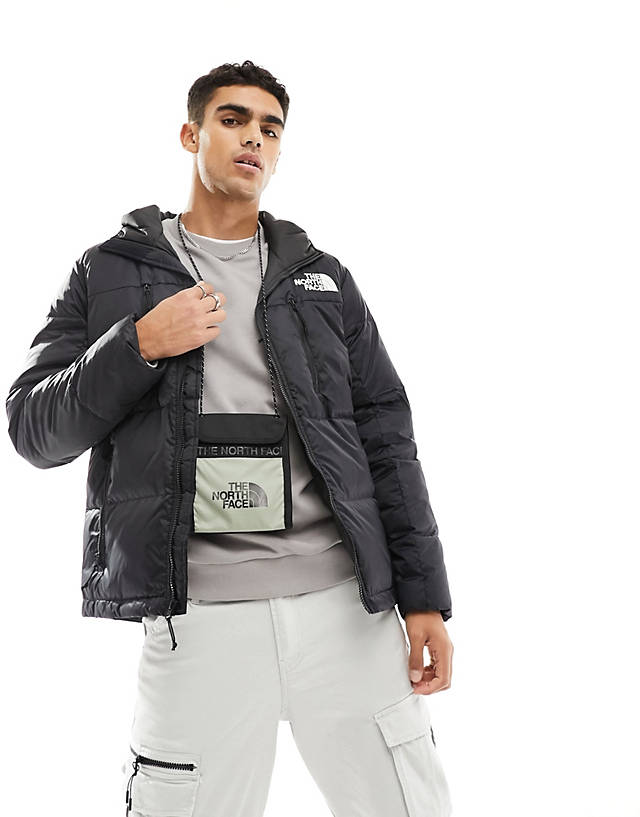 The North Face - himalayan light down hooded jacket in black