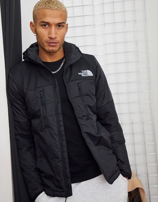 The North Face Himalayan Light Synth hoodie jacket in black