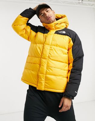 the north face yellow puffer jacket
