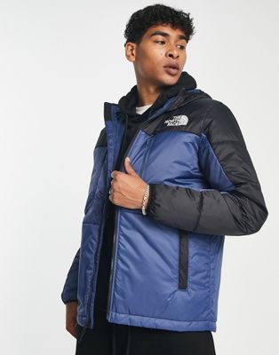 The North Face Himalayan synthetic insulated hooded jacket in navy and black - ASOS Price Checker