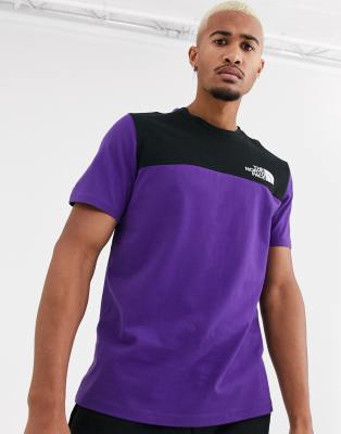 purple north face shirt