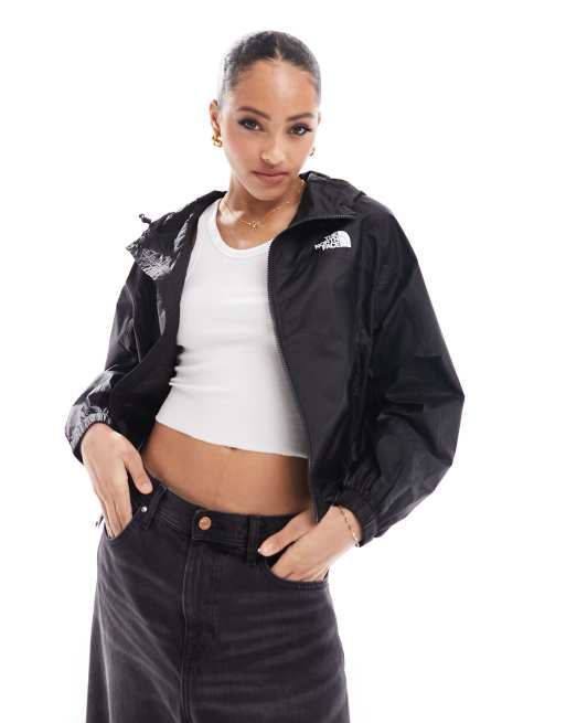  The North Face Himalia packable waterproof wind jacket in black Exclusive at ASOS