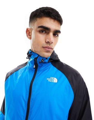 The North Face Himalia packable wind jacket in blue Exclusive at ASOS