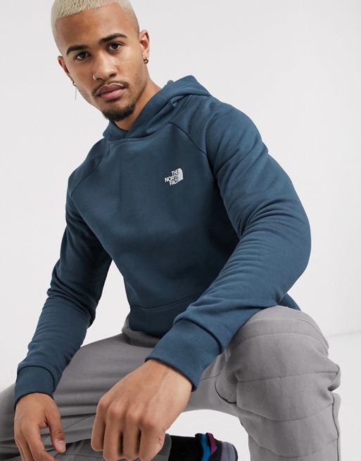 The North Face - Redbox - Sweat à manches raglan et logo carré - Bleu  marine