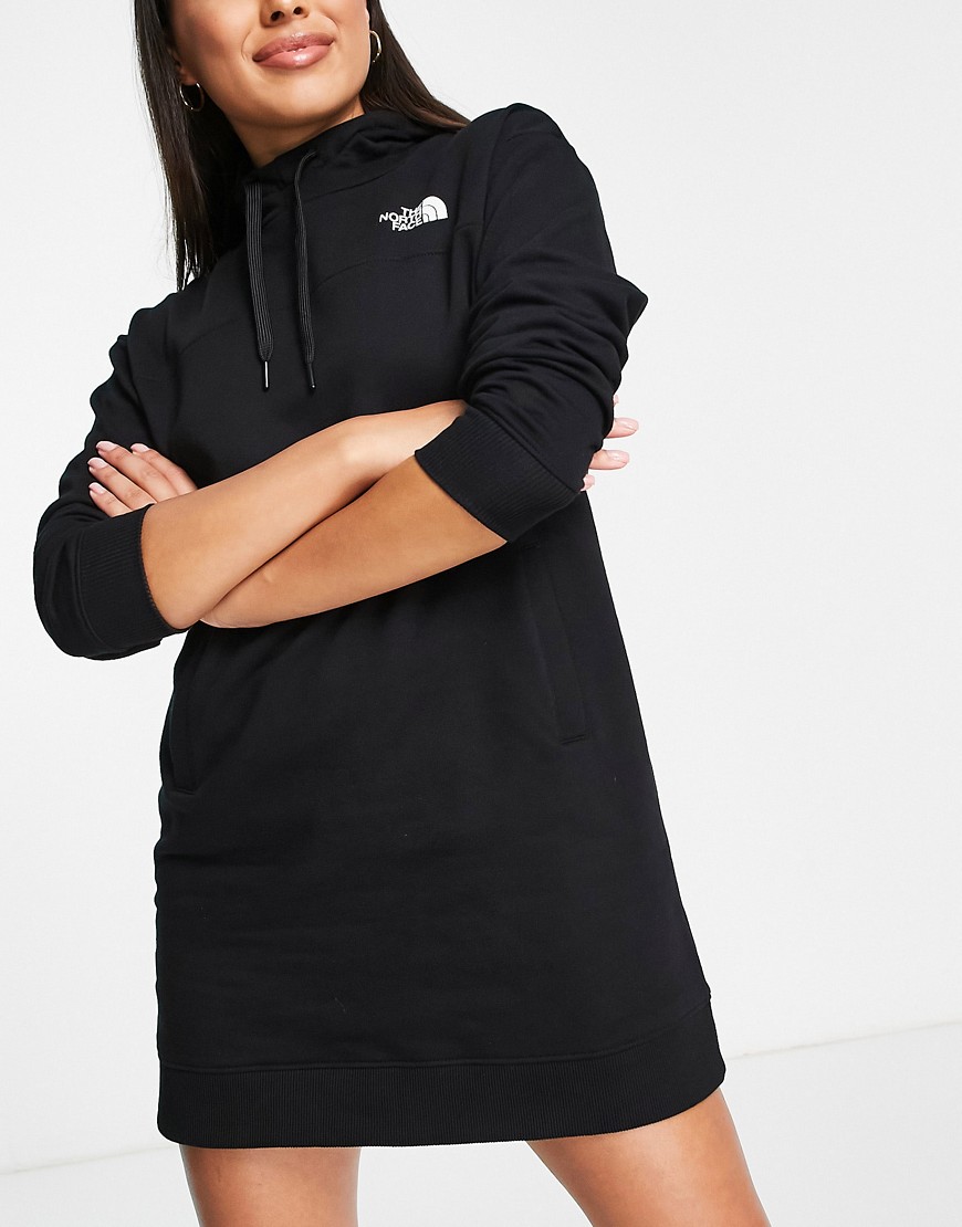 The North Face Hoodie Dress In Black