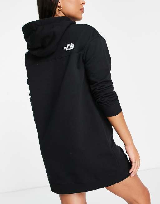 The North Face hoodie dress in black