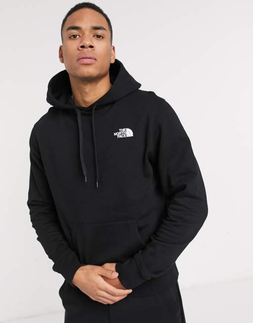 zwarte hoodie the north face