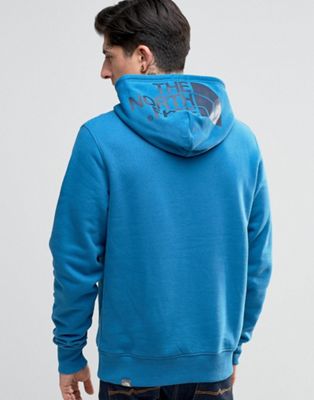 Face Hoodie With Hood Logo In Blue | ASOS