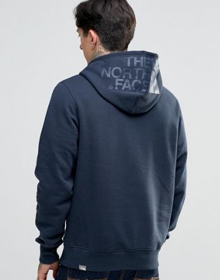 north face hoodie logo on hood