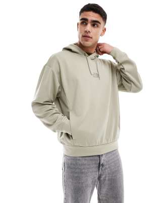 The North Face Horizon Fleece Pullover Hoodie In Clay Gray