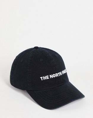 The North Face Horizontal Embro Ball cap in black