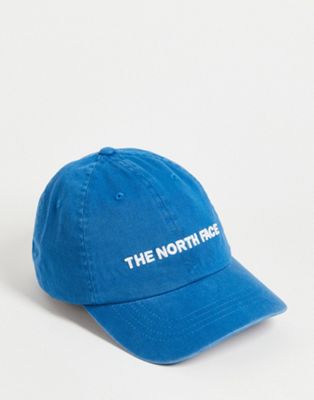The North Face Horizontal Embro Ball cap in blue