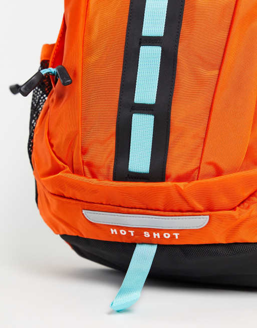 The North Face Hot Shot Backpack In Orange Asos
