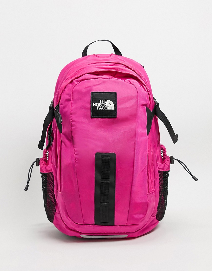 The North Face Hot Shot backpack in pink
