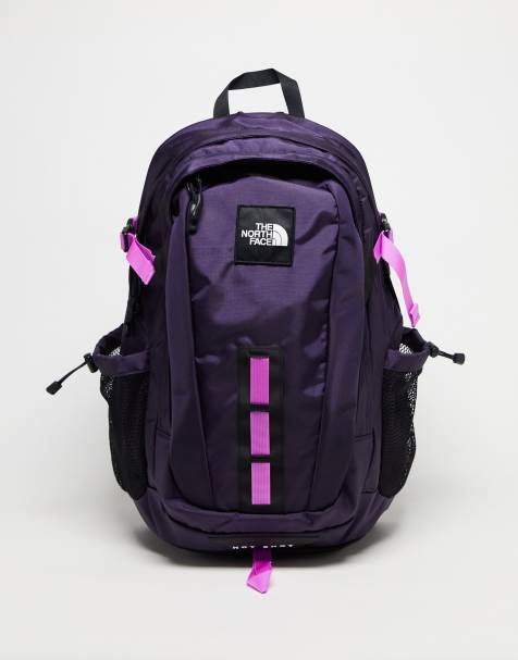 The North Face Hot Shot SE backpack in purple