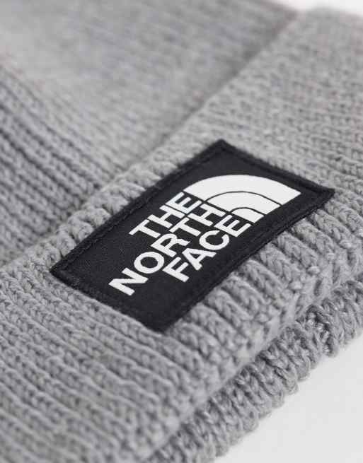 The North Face hue med opsmøg og box-logo i grå, 2 af 3