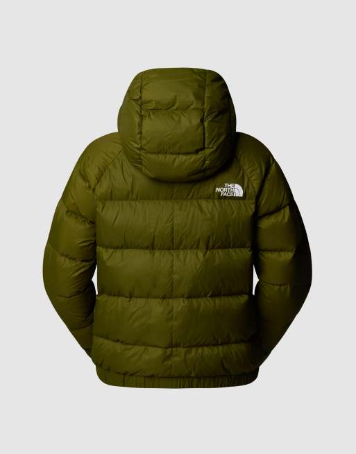 The North Face – Hyalite – Daunenjacke in Olivgrün mit Kapuze, 4 von 4