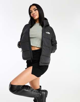 The North Face Hyalite hooded synthetic puffer jacket in black - ASOS Price Checker