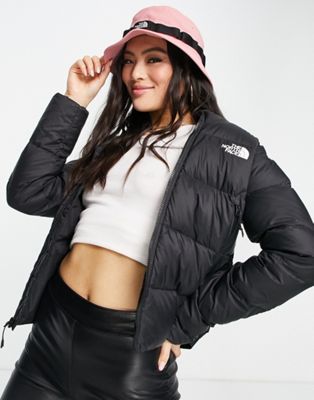 The North Face Hyalite Down hooded jacket in black