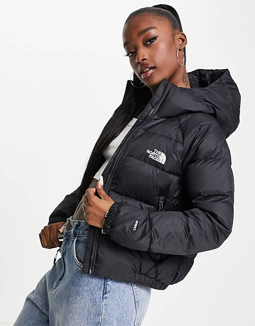 The North Face Hyalite Down hooded jacket in black | ASOS