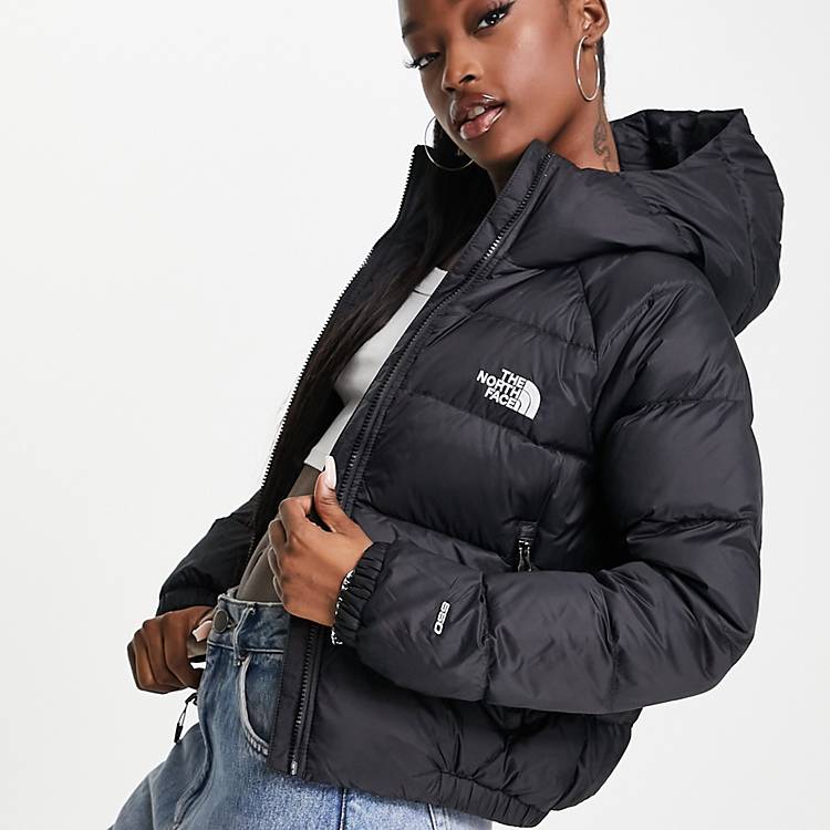 The North Face Women's Hyalite Down Hoodie Nylon Down Jacket TNF Black ...