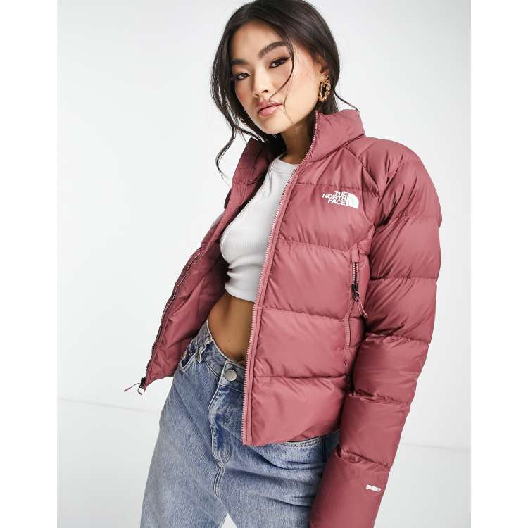 The North Face Hyalite down puffer jacket in pink ASOS