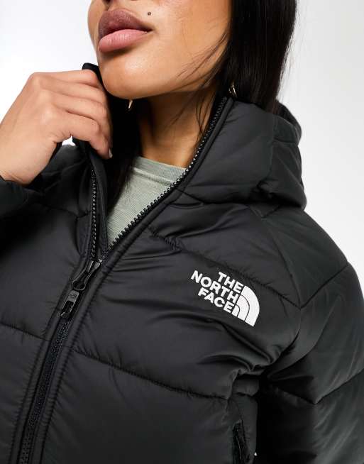 The North Face Hyalite hooded synthetic puffer jacket in black