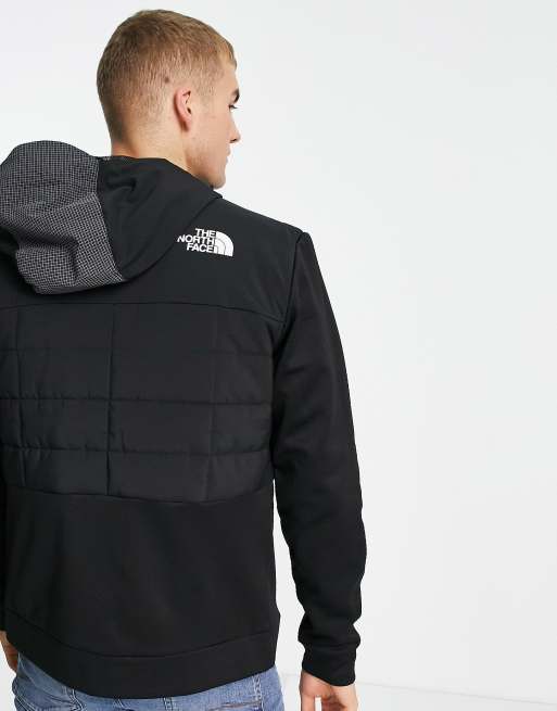 The North Face Hybrid insulated jacket in black