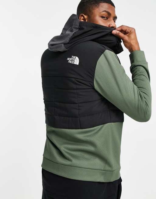 Samenpersen heroïsch methaan The North Face Hybrid insulated jacket in khaki | ASOS